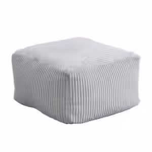 Sitzsack Hocker COZY - Hellgrau