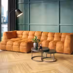 KAWOLA Sofa ROSARIO Ecksofa Velvet gold