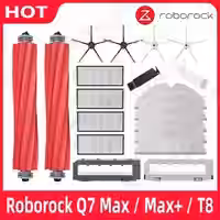 Roborock q7 max t8 Haupt bürste Seiten bürste Hepa Filter Mop Lappen abdeckung Ersatz Roboter