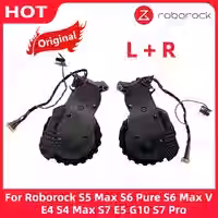 Original roborock s5 max s6 pure s6 maxv e4 s4 max s7 e5 g10 s7 pro linke und rechte laufräder