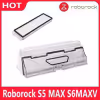 Roborock S5 MAX S6 MaxV PURE Neue Staubbox Staubsauger Roboterteile Roboter Mülleimer Box mit