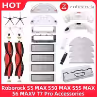 Roborock S5 MAX S50 MAX S55 MAX S6 MAXV HEPA-Filter Seiten-/Hauptbürste Wassertank Tablett Mopp