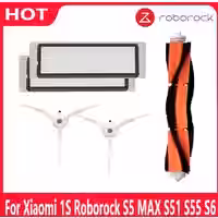 Für xiaomi 1 s mi roboter 2 roborock s50 s51 s5 hepa filters eite haupt bürste staubsauger teile