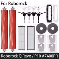 Für Roborock Q Revo / P10 A7400RR Roboter Staubsauger Reiniger Zubehör Hauptseite Pinsel Hepa-Filter