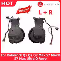 Original roborock q5 q7 q7 max s7 maxv s7 max ultra q revo linke und rechte laufräder staubsauger