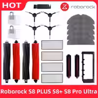 Roborock s8 plus s8 s8 pro ultra g20 roboter vakuum hauptseite bürste mopp hepa filter staubbeutel