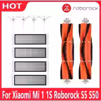 Hepa-Filter Hauptbürste Seitenbürste Ersatzteile für Xiaomi Mi 1s 1st Roborock S5 S50 Max Mijia