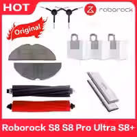 Original Roborock S8 S8 Pro Ultra S8+ Ersatzteile DuoRoller Hauptseitenbürsten Mopptücher