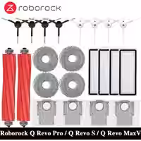 Roborock Q Revo MaxV/Q Revo S/Q Revo Pro Roboterstaubsauger Zubehör Staubbeutel Hauptseitenbürste