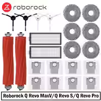 Roborock Q Revo MaxV/Q Revo S/Q Revo Pro Roboterstaubsauger Zubehör Staubbeutel Hauptseitenbürste