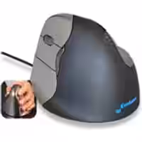 BakkerElkhuizen Evoluent4 Maus Büro Linkshändig Laser 2600 DPI