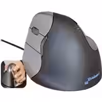 Evoluent Maus VerticalMouse 4 Links grey USB retail