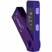 Ledger Nano S Plus Krypto-Hardware-Geldbörse Purple Amethyst