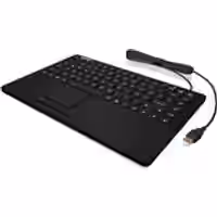 KeySonic KSK-5230IN Tastatur Büro USB QWERTY US Englisch Schwarz