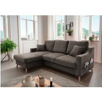 Benformato Ecksofa Valentina mit Bettkasten in verschiedenen Farben erhältlich Mikrofaser