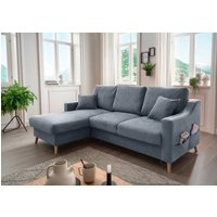 Benformato Ecksofa Valentina mit Bettkasten in verschiedenen Farben erhältlich Mikrofaser