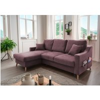 Benformato Ecksofa Valentina mit Bettkasten in verschiedenen Farben erhältlich Mikrofaser