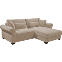 Kleines Ecksofa mit Schlaffunktion und Bettkasten "Angelina"  - Beidseitig montierbar