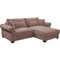 Kleines Ecksofa mit Schlaffunktion und Bettkasten "Angelina"  - Beidseitig montierbar