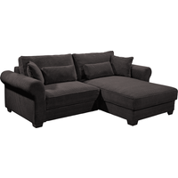 Kleines Ecksofa mit Schlaffunktion und Bettkasten "Angelina"  - Beidseitig montierbar