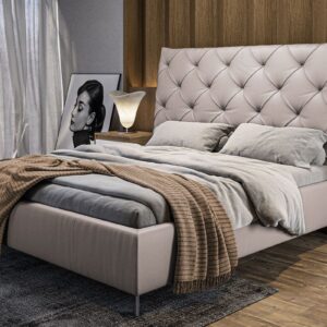 Das KAWOLA Polsterbett ANNY ist eine echte Bereicherung für jedes Schlafzimmer. Das Kopfteil sowie Fuß-und Seitenteile sind mit hochwertigem Leder bezogen. Die klassischen Absteppungen am Kopfteil ...