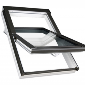 Fakro Austauschfenster für Velux Austauschpaket 2fach Verglasung FAKRO PTP-V U3 für alte Velux Dachfenster (GGL, GGU, GPL, etc.)