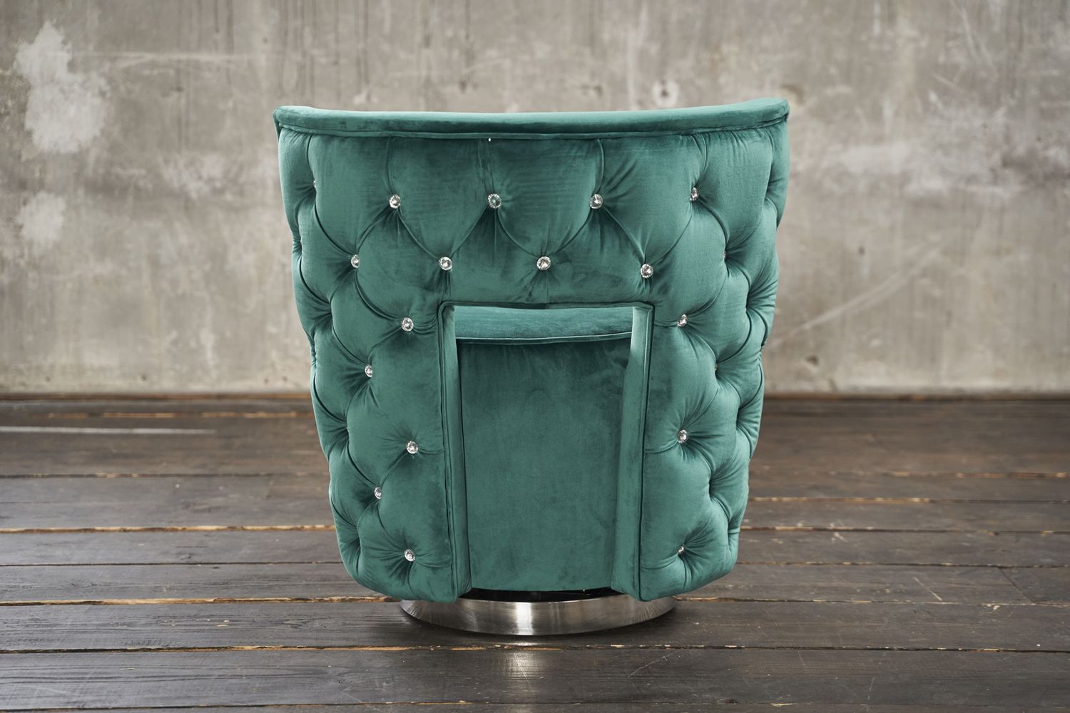 KAWOLA Sessel SENSO Stoff Velvet grün – Bild 2