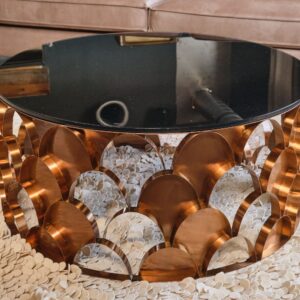 Der KAWOLA Couchtisch MEDINA ist mit seinem modernen und eleganten Design ein Eyecatcher in jedem Zuhause. Die schwarze