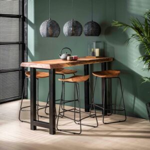 Der KAWOLA Barhocker LEMMY vereint natürliche Schönheit mit moderner Leichtigkeit und wird im praktischen 4er-Set geliefert – perfekt