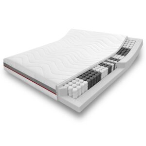 7 Zonen ergonomische Taschenfederkernmatratze Sleezzz Premium 120 x 200 cm, Höhe 23 cm, Härtegrad H2/H3