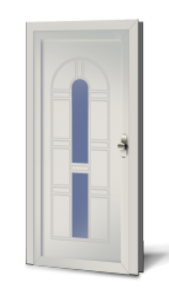 Preiswerte Hauseingangstür aus Kunststoff