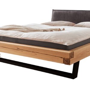 Balkenbett Massivholzbett 140 x 200 cm Fichte geölt gebeizt - SVEA