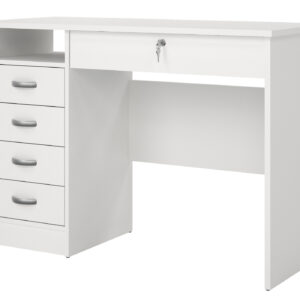 Computerschreibtisch weiß 109 cm - FUNCTION PLUS