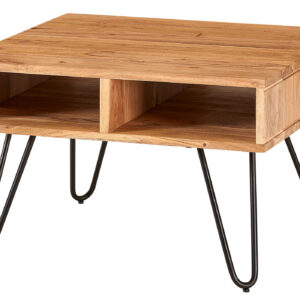 Couchtisch Akazie massiv lackiert 60 x 40 cm - VILDA