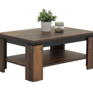 Couchtisch Old Wood - schwarz 90 x 60 cm - TIM