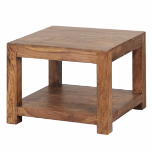 Couchtisch Sheesham massiv gebeizt 60 x 60 cm - MAIJA