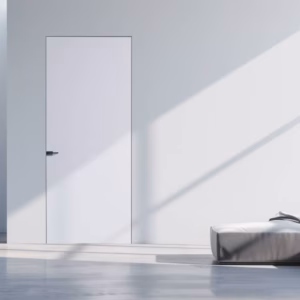 Lenode Zimmertüren mit unsichtbaren Zargen 'DMB SET PREMIUM' LDF-Platte Grundiert - Tapetentüren inkl. Zarge