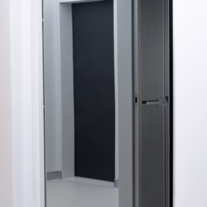 Lenode Spiegeltür flächenbündige Innentür mit Spiegel und Aluminiumzarge Komplettset