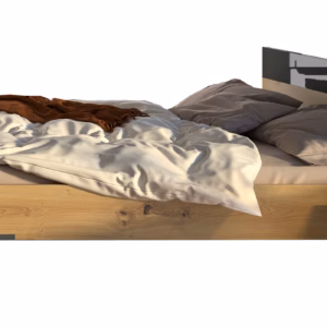 Doppelbett Futonbett 180 x 200 cm Artisan Eiche - SPOSAMI