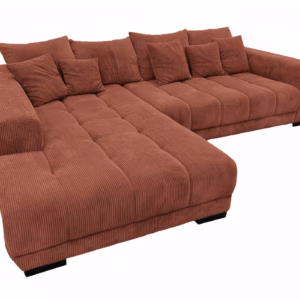 Ecksofa Cord rost 300 x 215 cm - OT links - ARTEMIS