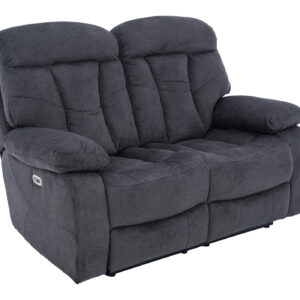 Einzelsofa 2-Sitzer anthrazit Microfaser - Relaxfunktion - NEVADA