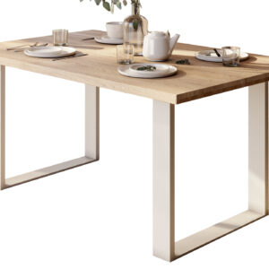 Esstisch 180 x 100 cm Eiche massiv geölt - KAI