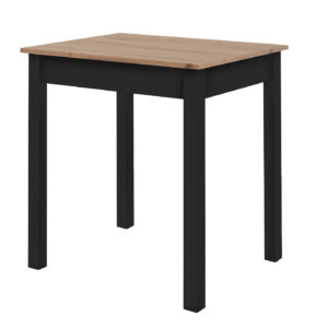 Esstisch 90 x 67 cm Artisan Eiche Holzdekor - CAPRI