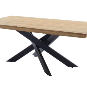 Esstisch Massivholztisch 180 x 100 cm Wildeiche geölt - AHUS