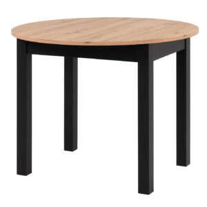 Esstisch rund ausziehbar 100 - 140 cm Artisan Eiche - COBURG