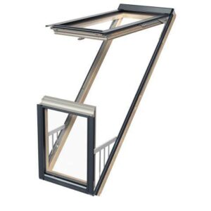 Fakro FAKRO Balkonfenster FGH-V/U P2 Galeria Weiß