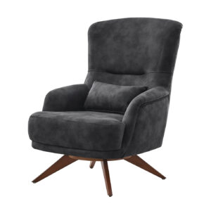 Fernsehsessel anthrazit Stoffbezug - ALBERTO