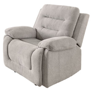 Fernsehsessel grau Chenillebezug - mit Relaxfunktion - SYLT