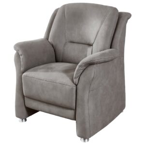 Fernsehsessel grau mit Federkern - LIGERO