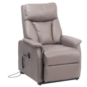 Fernsehsessel taupe mit Relaxfunktion - MALAGA